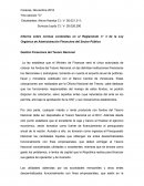 Informe de tesoreria