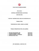 POLÍTICA Y DEPORTE EN EL SIGLO XX E INICIOS DEL XXI