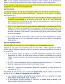 PBI por sectores Perú