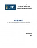 APLICACIÓN DE LA PLANIFICACIÓN Y CONTROL DE UTILIDADES