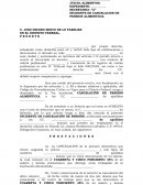 CANCELACIÓN DE PENCIÓN ALIMENTICIA