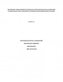 ESTRUCTURA DE UN PROYECTO DE GRADO