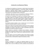 Introducción a las Relaciones Públicas