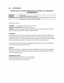 Planeación de sesión didáctica