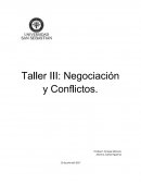 Negociacion y conflictos