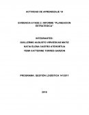 Actividad de aprendizaje Informe “Planeacion estrategica”