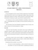 ANÁLISIS TEÓRICO DE LA OBRA CINEMATOGRAFICA “PRECIOUS”