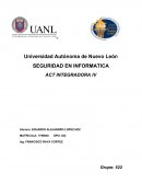SEGURIDAD EN INFORMATICA ACT INTEGRADORA IV
