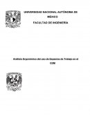 Análisis ergonómico del uso de espacios del CDM