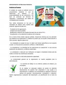 Administración Recursos Humanos. Organigrama