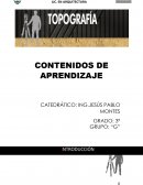 Trabajo de topografia CONTENIDOS DE APRENDIZAJE