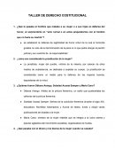 TALLER DE DERECHO COSTITUCIONAL
