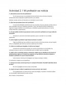 Mi profesion es noticia