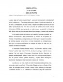 RESEÑA CRÍTICA LA HECATOMBE