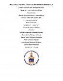 Proyecto Final. “Manual de mantenimiento a una tortillería”
