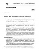 Etiopía: ¿Una oportunidad de mercado emergente?