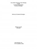 Informe de Evaluación Psicológico