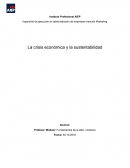 Ingeniería de ejecución en administración de empresas mención Marketing La crisis económica y la sustentabilidad