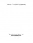 EVIDENCIA 5: LA IMPORTANCIA DE APRENDER UN IDIOMA