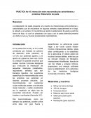 PRÁCTICA No 10. Interacción entre macromoléculas carbohidratos y proteínas