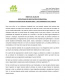 TÉCNICAS DE NEGOCIACIÓN INTERNACIONAL Y SUS DIFERENCIAS CULTURALES