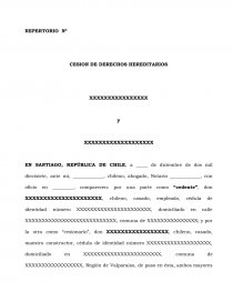 Cesion derechos hereditarios - Prácticas o problemas - mitzydanton