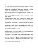 Resumen del lenguaje corporal