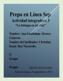 Actividad integradra 3 "La biología en mivida"
