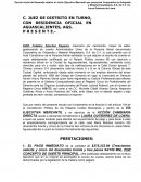 Demanda ejecutiva mercantil por incumplimiento de pagaré