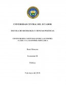 CONTINUIDADES Y RUPTURAS ENTRE LA ECONOMÍA CLÁSICA Y LA ECONOMÍA NEOCLÁSICA