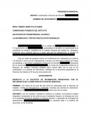 LA INFORMACIÓN Y PROTECCIÓN DE DATOS PESONALES