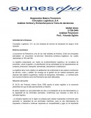Análisis Vertical y Horizontal para la Toma de decisiones Conceptos Logísticos, S.A