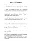 Presidencia vitalicia de bolivar