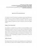 PROCESOS MATEMATICOS I DIDACTICA EN LAS MATEMATICAS