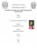 ¿Cuál es la estructura fundamental de la filosofía?