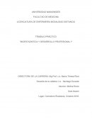 TRABAJO PRÁCTICO “BIOESTADISTICA Y DESARROLLO PROFESIONAL I"