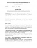 RECICLAJE ELABORACION DE FLORES CON BOTELLAS PLASTICAS