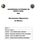 PIA Movimientos Migratorios en México