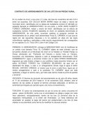 CONTRATO DE ARRENDAMIENTO DE UN LOTE EN UN PREDIO RURAL