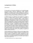 La pregunta por lo público
