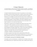 Coloquio Migración