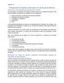 Presupuesto de capital y estimación de los flujos de efectivo