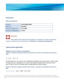 Evidencia de Aprendizaje , operación de fracciones