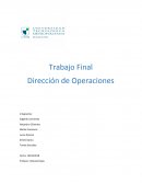 Direccion de operaciones Ejercicios