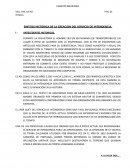 SINTESIS HISTORICA DE LA CREACION DEL SERVICIO DE INTENDENCIA