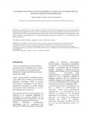 Determinacion de la constante de equilibrio