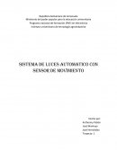 SISTEMA DE LUCES AUTOMATICO CON SENSOR DE MOVIMIENTO