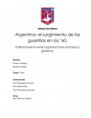 Enfrentamiento entre organizaciones armadas y gobierno