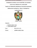 LABORATORIO N° 07 LENTES Y FOCOS