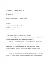 “El siglo XIX en el desarrollo de la Sierra Sur de Jaén”. Página 1